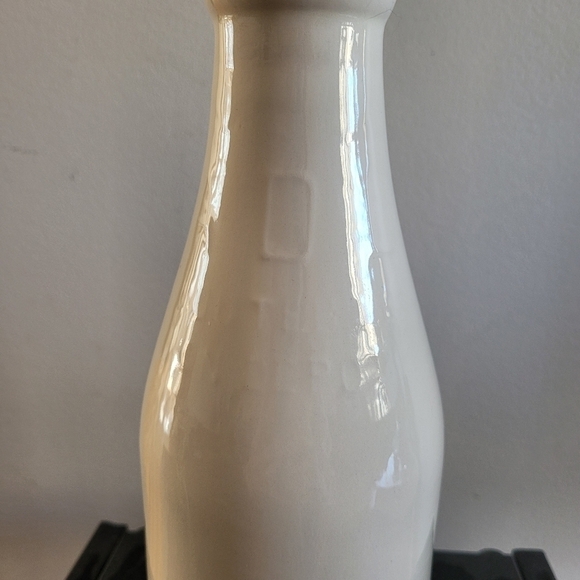 VINTAGE Milk Glass Bottle Cow Print - Picture 5 of 9